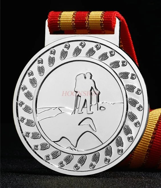 Metal Medal Mountaineering Running Commemorative Medal Hiking Metal Medal Listing