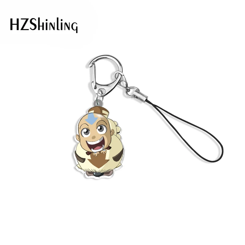 Cartoon avatar The Last Airbender  Acrylic Keychain Keychain Resin Epoxy Mobile Strap Keychain Accessories