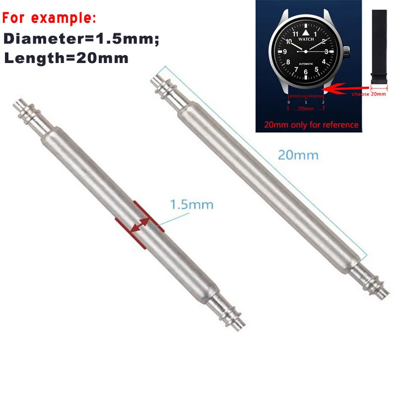 Watch Band Spring Pins Removal Screwdriver Stick Tweezer Repair Tool Strap Release Bars Pin 8 to 20 21 22 24 25 26 27 28 29 30mm