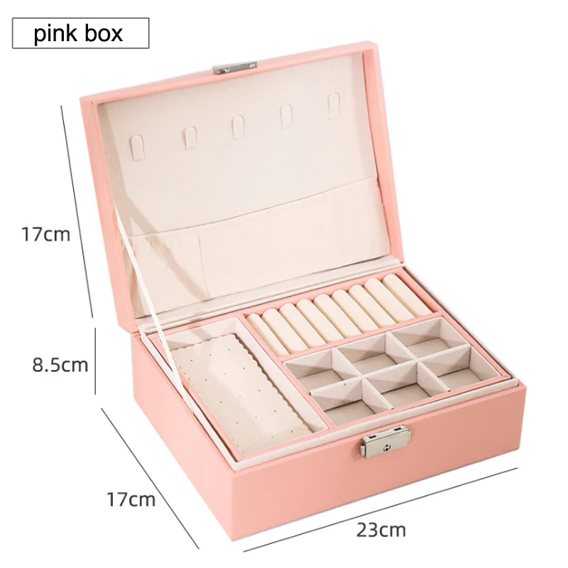 

Hot Sale Multifunctional Storage Box Jewelry Box Jewellery Storage Container Jewlery Organizer Necklaces Holder Gift Packaging