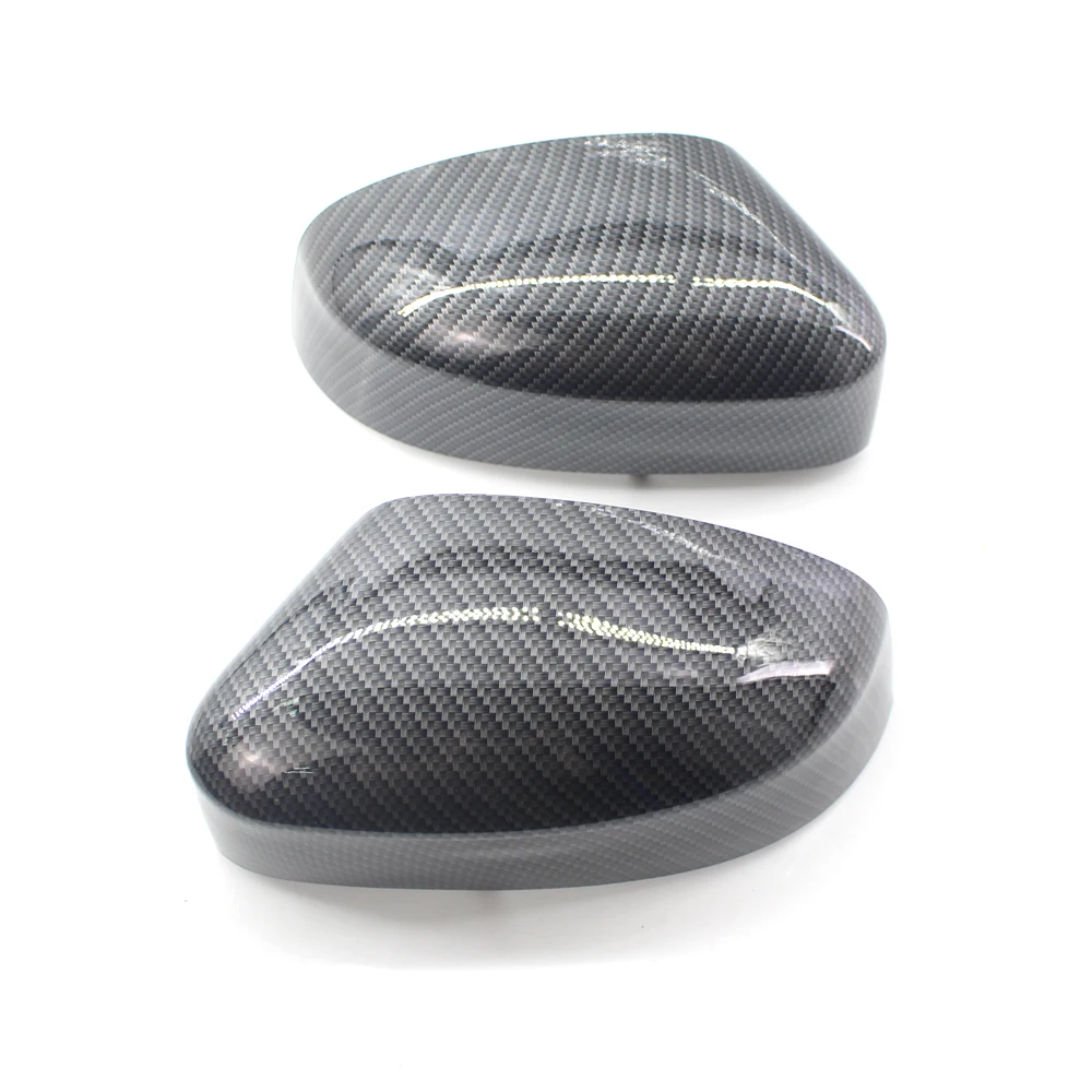 Carbon Fiber Bright black Side Rearview Mirror Cover For Ford Focus MK2 MK3 2008 2009 2010 2011 2012 2013 2014 2015 2016 2017