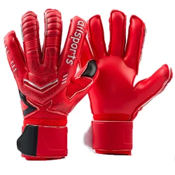 4MM Latex Goalkeeper Gloves Finger Protection Thickened Soccer Goalie Gloves Professional Football Goalkeeper Gloves