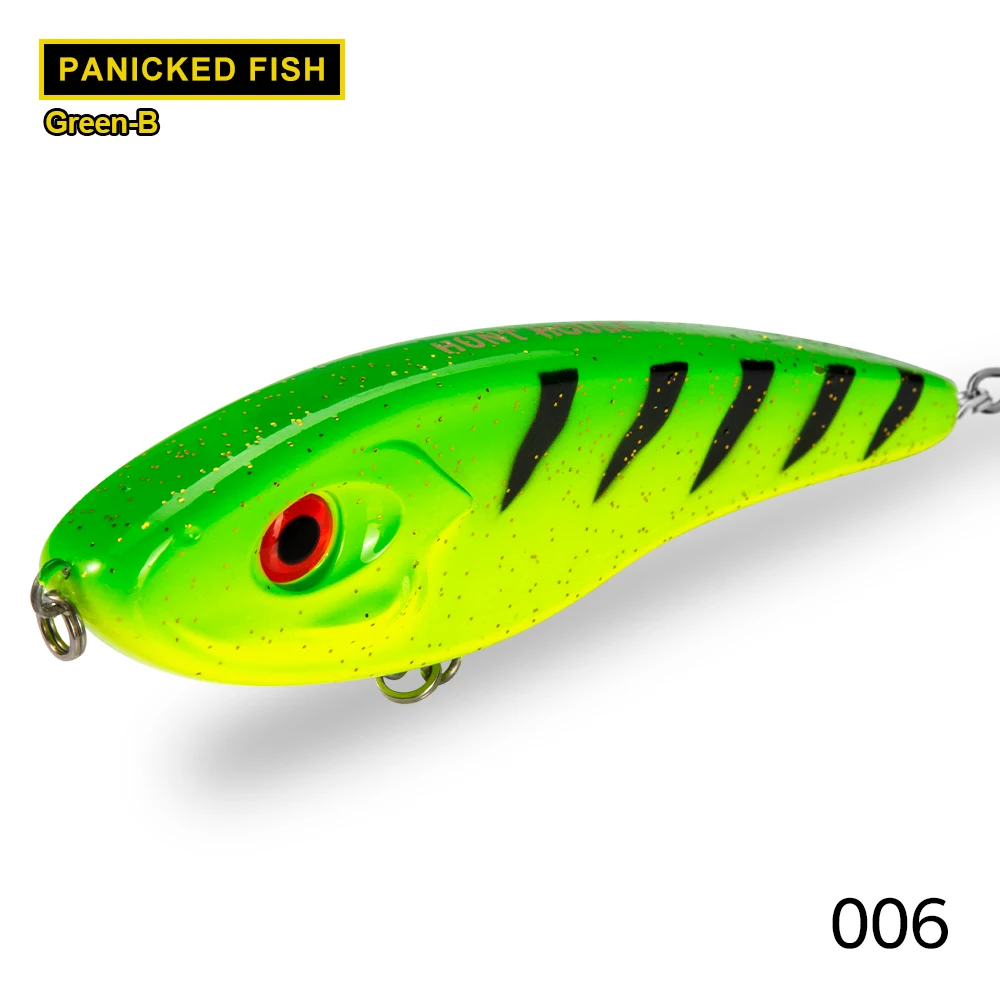 Hunthouse Jerkbait Angelköder, lauter Ton, Bleistiftköder, Hechtköder, langsam sinkend, künstlich, 115 mm, 145 mm, Wobbler, Pesca, Leurre-Barsch