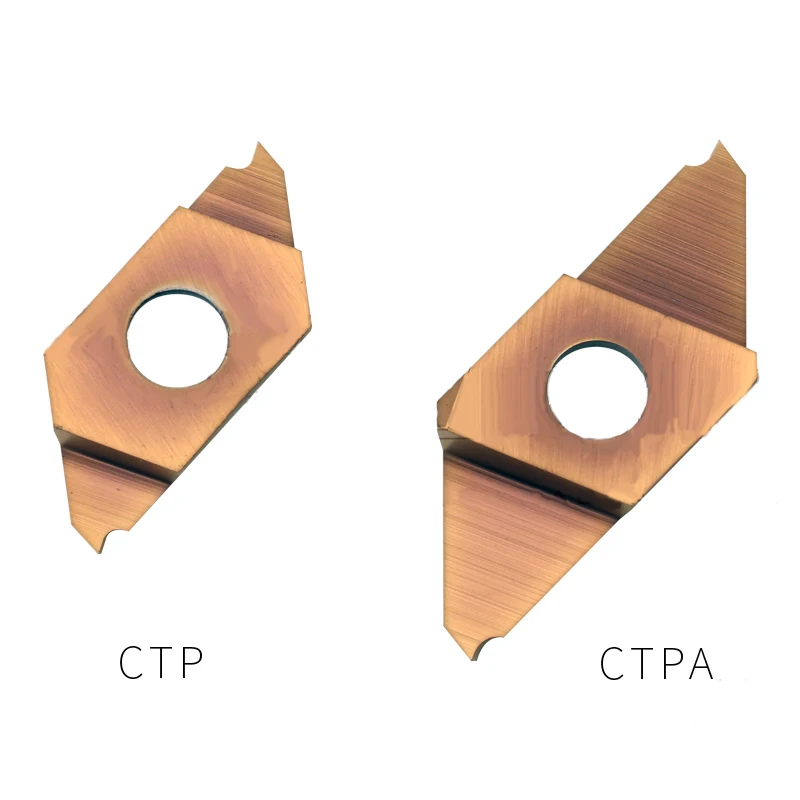 BEYOND 10pcs CTPA Carbide Inserts CTPA08 CTPA10 CTPA15 CTPA20 use CTPAR Turning Tool Holder for Steel & Stainless Aluminum