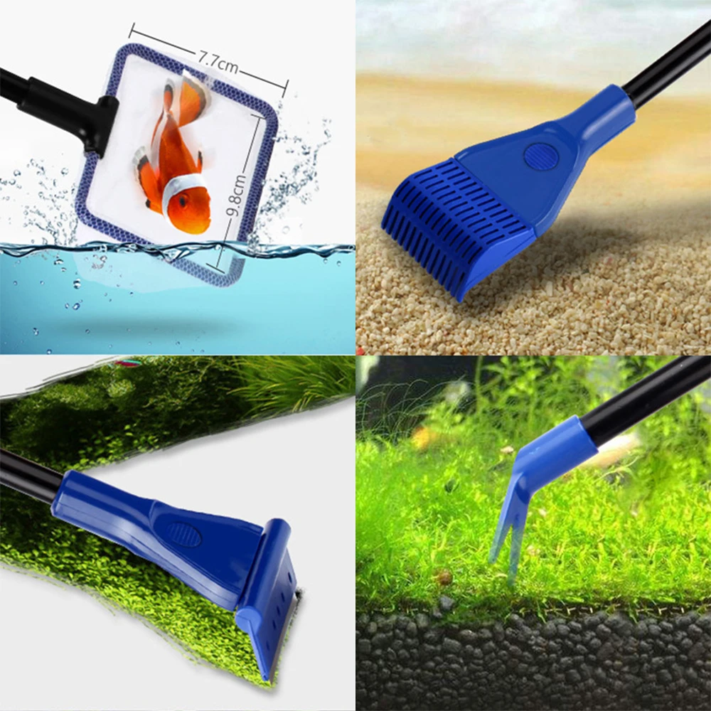 Aquarium Cleaner Magnetic Fish Tank Cleaning Brushes Glass Window Algae Scraper Cleaner Brush Durable Sponge Glass Tool Clean