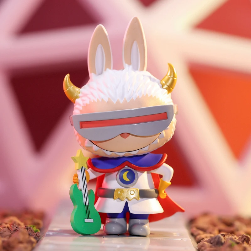 POP MART Labubu Série Aventura Espacial Monstros Caixa Cega, Colecionável, Figuras de Brinquedo Kawaii Bonitos, Caixa Misteriosa, Presentes de Aniversário