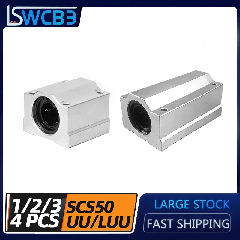 Free shipping hot sale high temperature box type standard/extended rail slider SCS50UU