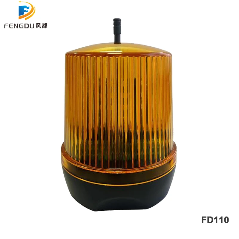 Luz LED Flash Lâmpada de Alarme para Swing Portão Deslizante, Portão Abridor, Portão Barreira, AC, DC, 24V, 230VAC