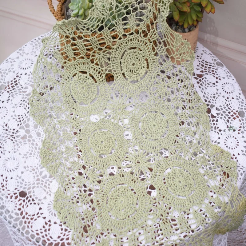 New Handmade Lace Cotton Table Place Mat Crochet Coffee Placemat Pad Christmas Drink Coaster Cup Mug Tea Dining Doily Kitchen