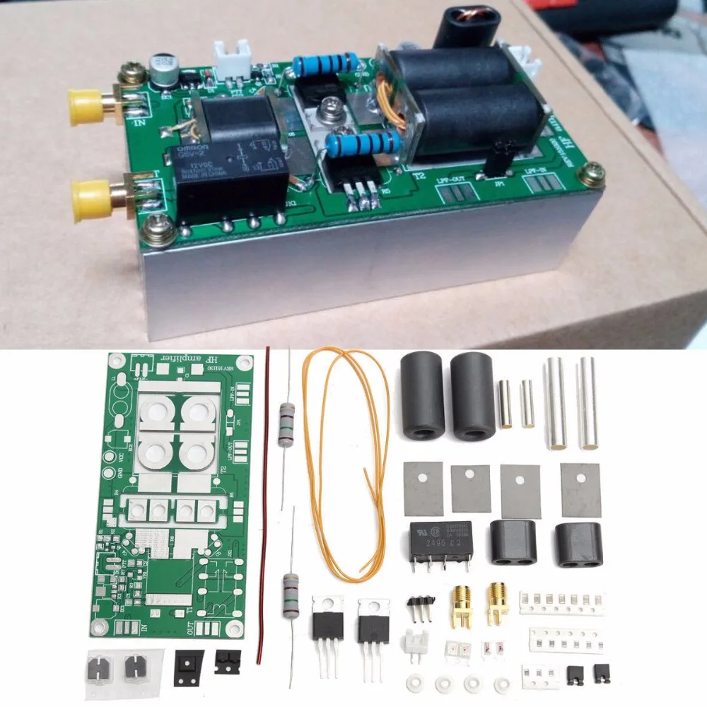 2023 Latest DIY kits 70W SSB linear HF Power Amplifier For YAESU FT-817 KX3 FT-818 SMD Parts soldered