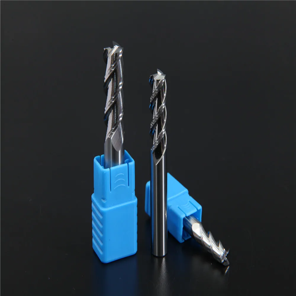 Milling Cutter Tungsten Steel Tool By Aluminum Cnc Maching 3 Blade Endmills Top Milling Cutter Wood Milling Cutter Tools