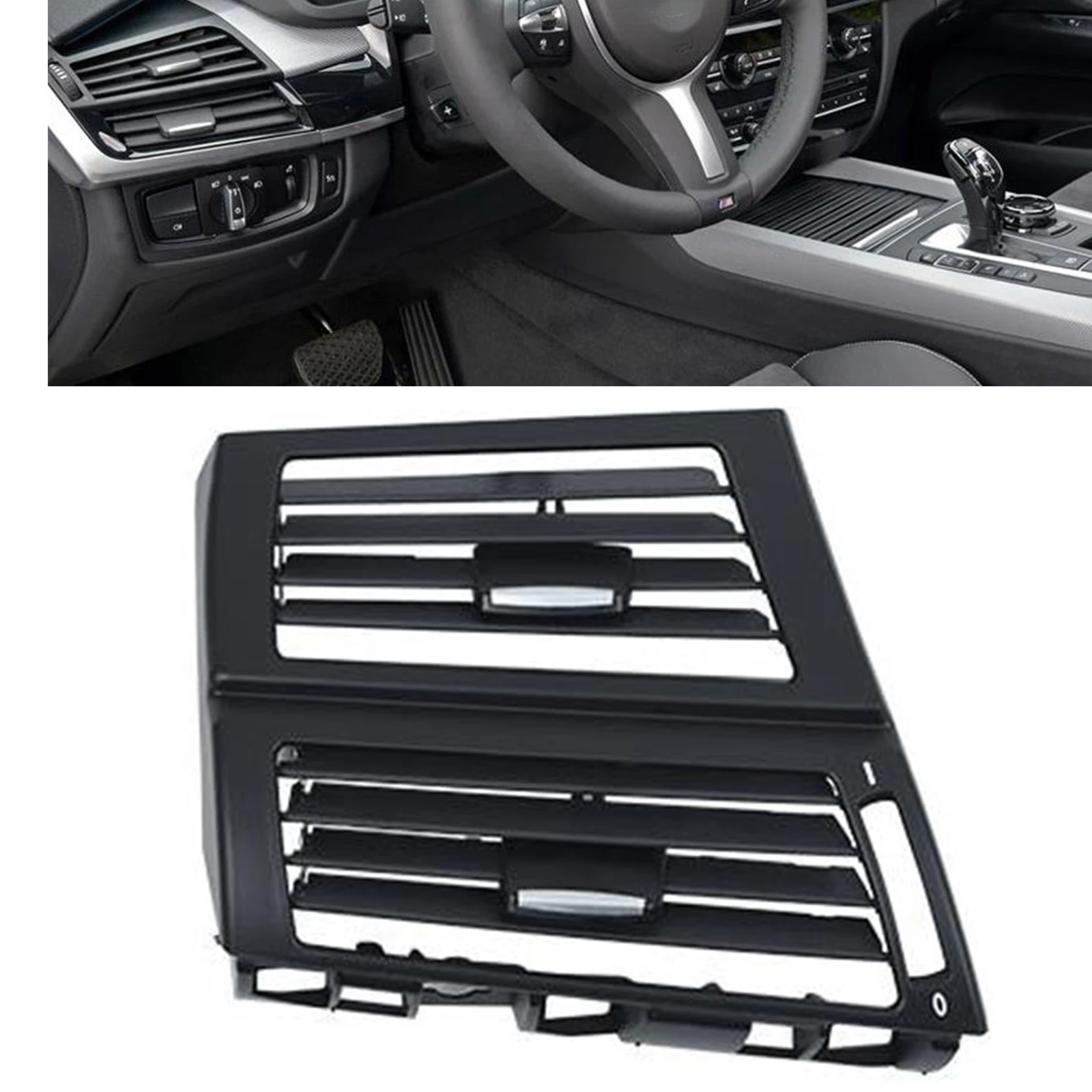 

For BMW X5 X6 E70 E71 2007-2014 Front Left Driver Side Dash Air Vent Trim Conditioner Outlet Panel Dashboard Grille Grill Cover