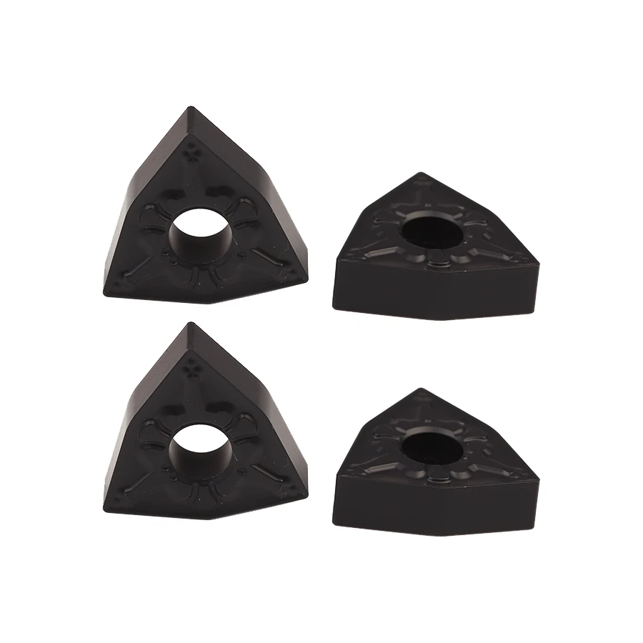 Inserto in metallo duro per utensili per tornitura esterna LF9118 WNMG080412-TM per tornio CNC LF9118, per la lavorazione di acciaio