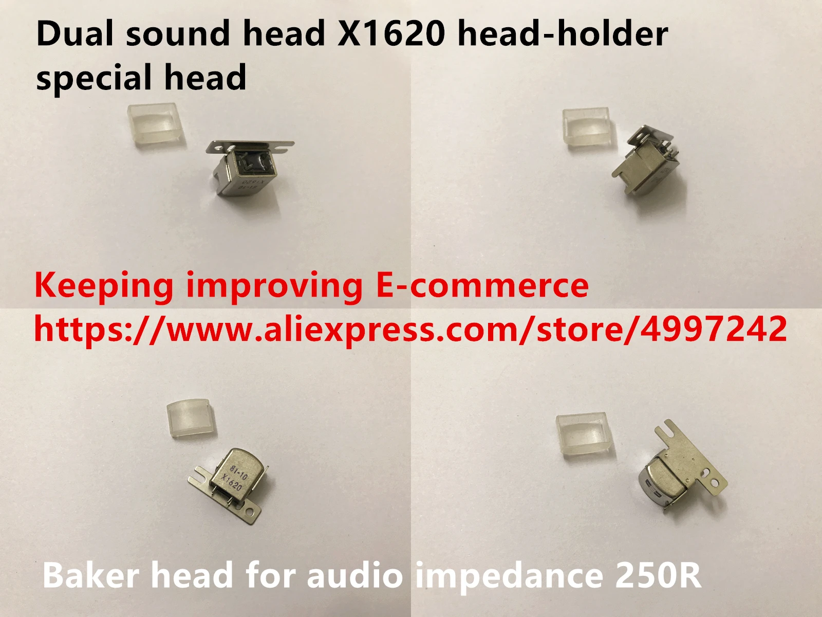 Hot spot dual sound head X1620 head-holder special head baker head for audio impedance 250R sensor switch