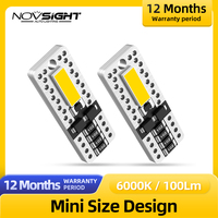 NOVSIGHT W5W 194 T10 LED Lights Car Dome Lamp 7020 SMD LEDs Map Light 6000K 12V 100LM IP68 Auto Reading Parking Signal Lights