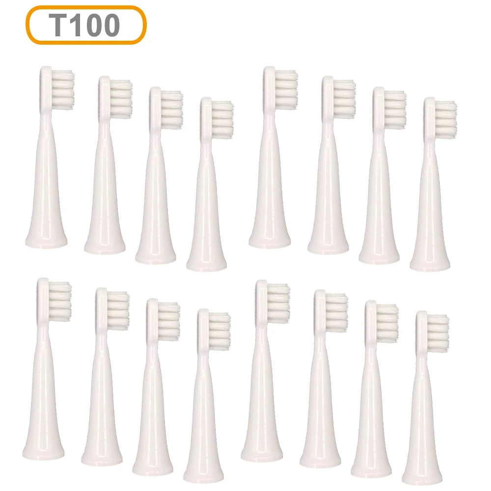 8Pcs For Xiaomi Mijia T100 Replacement Heads Mi Smart Electric Toothbrush Heads Cleaning Whitening Healthy