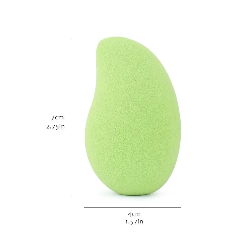 Wholesale Makeup Sponge Blender Mango Beauty Sponge Powder Eggs Foundation Concealer Dry Wet Use Tools Cosmetic Puff Applicator