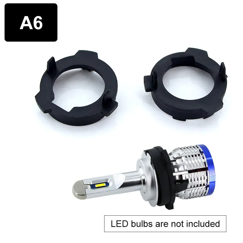 2PCS H7 LED Adapter H7 Bulb Holder Socket Retaining Clip Base for Kia BMW AUDI A3 A4 VW Golf NISSAN Mercedes-Ben Hyunda Ford