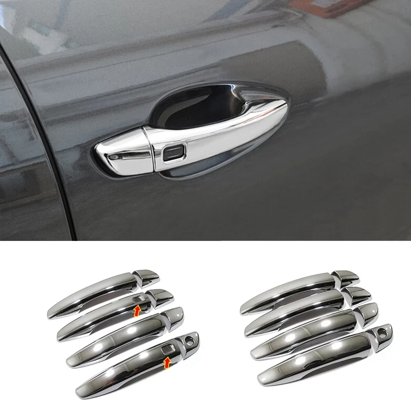 

ABS Chrome 2018 2019 For Peugeot 508 Allure SW GT Accessories Car door protector Handle Decoration Cover Trim Car Styling