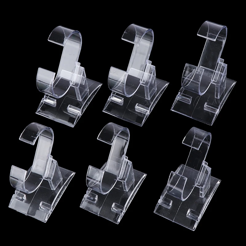 3Pcs Clear Transparent Wristwatch Stand Case Acrylic Watch Display Holder Stand Rack Showcase Tool