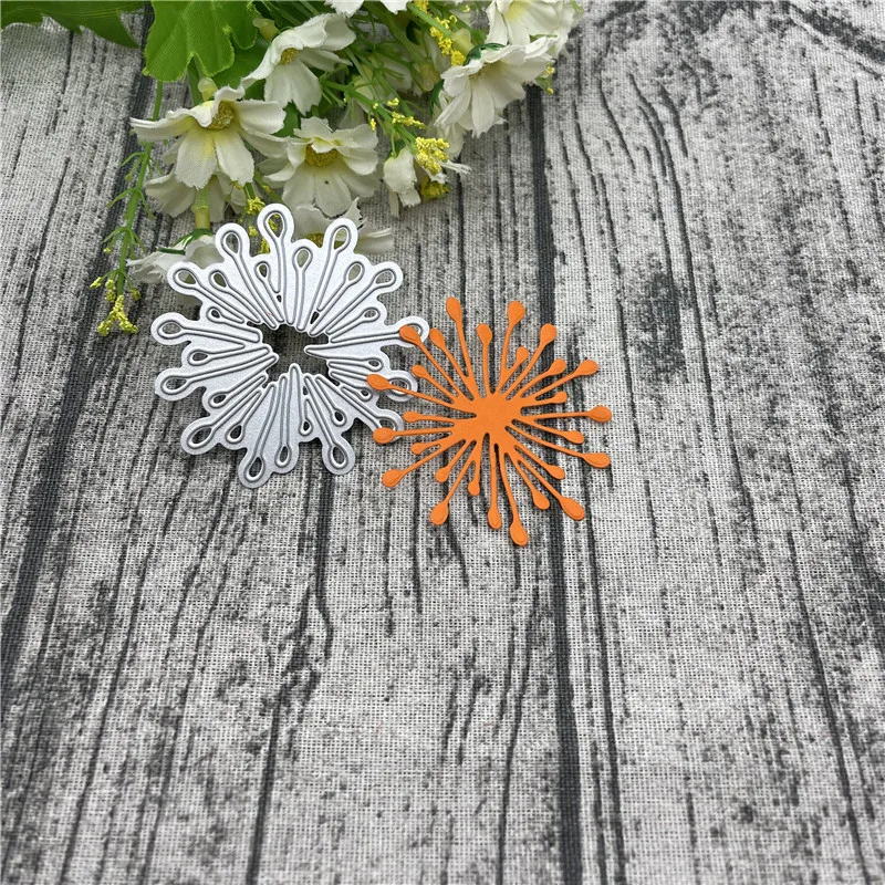 Dandelion  card Metal Cutting Dies For DIY Scrapbooking Album Embossing Paper Cards Decorative Crafts