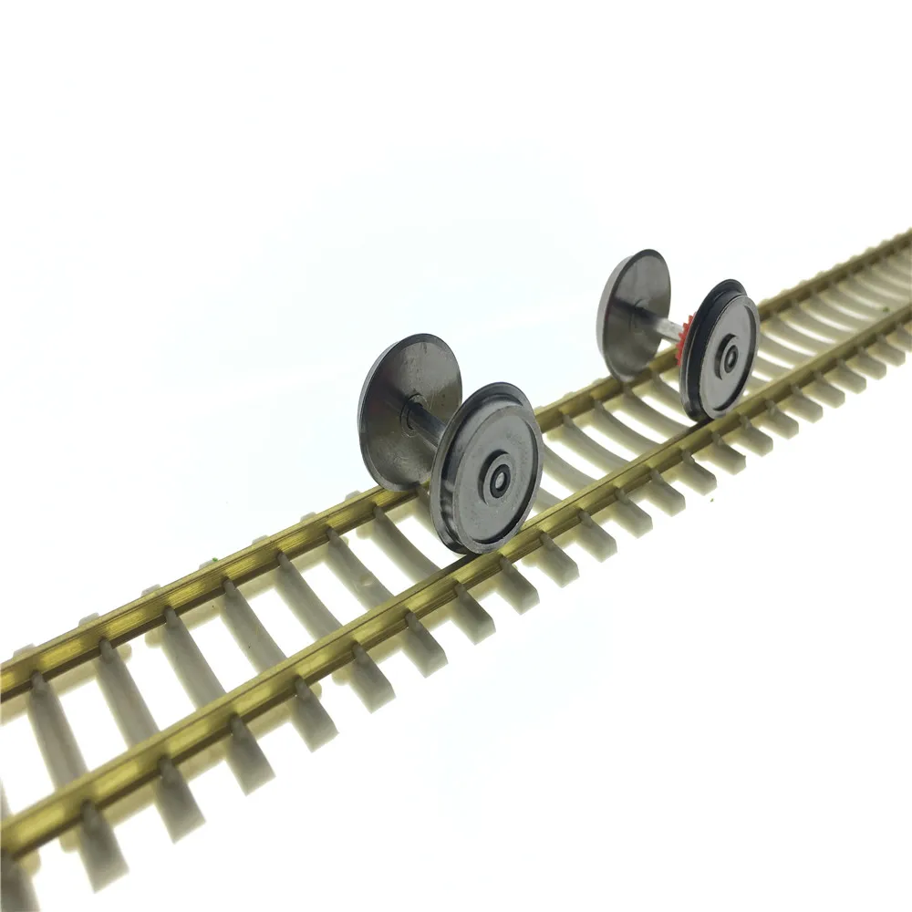 1:87 Miniature Metal Train Wheel Model Toy Accessory Building For Model Train AC Wheel Model DIY Layout Kit Sand Table Landscape