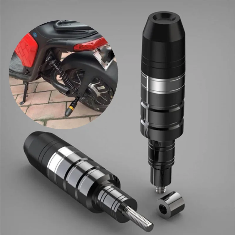 1pair 8mm Motorcycle Anti Falling Rod Scooter Motorbike CNC Aluminum Engine Shatter Crash Frame Slider Protector Stick Bar