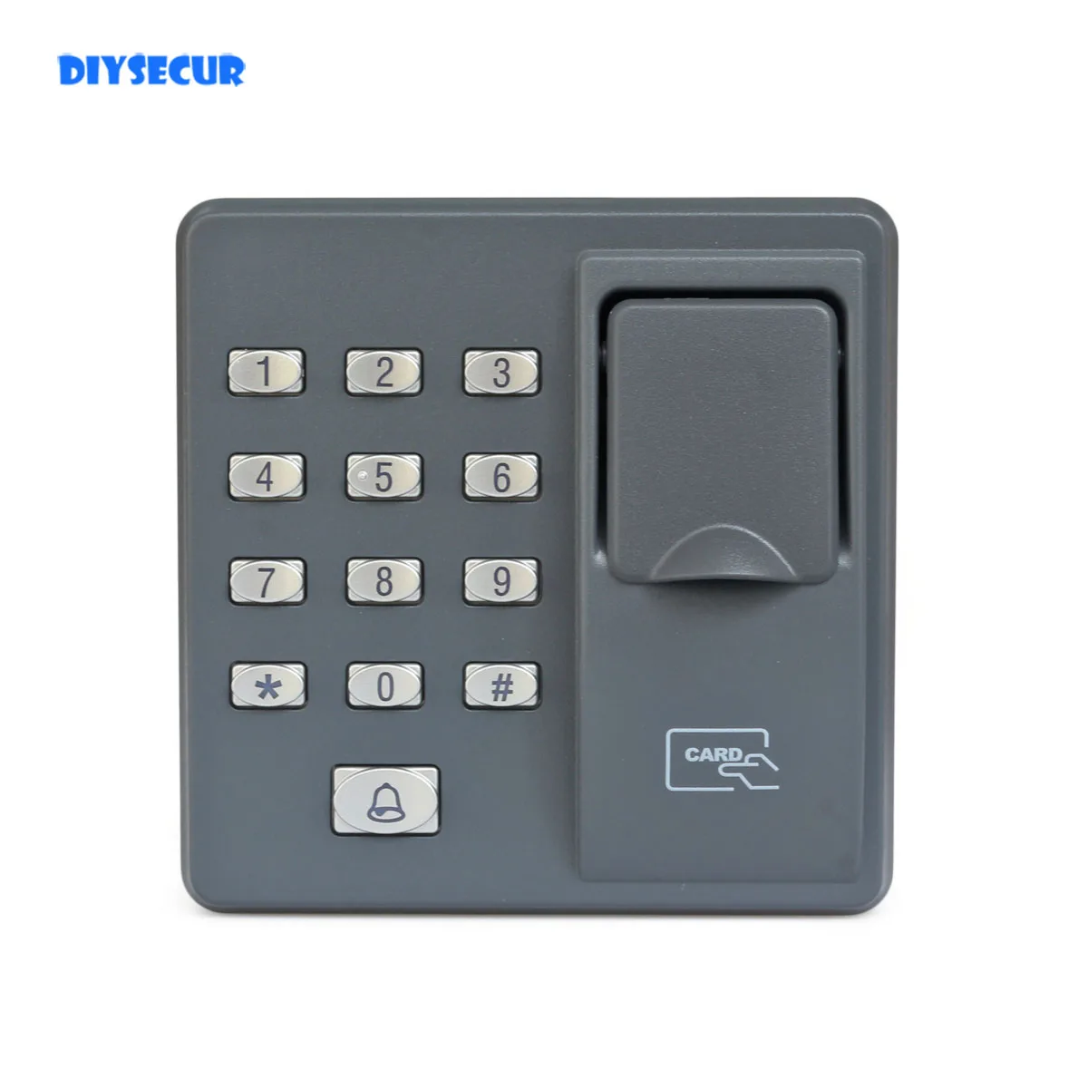 

DIYSECUR Biometric Fingerprint Access Control Machine Digital Electric RFID Reader Code Password Keypad System for Door Lock