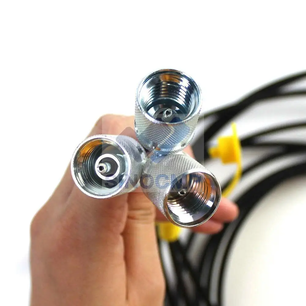 Digital Pressure Kit with 3 Gauges 16Mpa 2pc 70Mpa 3 Test hoses 24 Couplings Connector for CAT CASE John Deere Komatsu