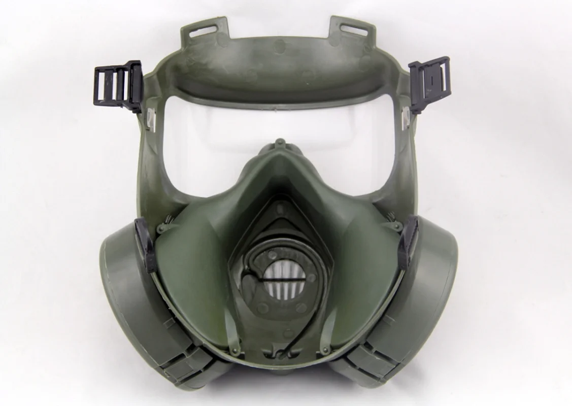 Tactical Airsoft Paintball Skull maschere protettive a pieno facciale M50 maschera antigas con ventilatore militare CS Wargame Cosplay Prop