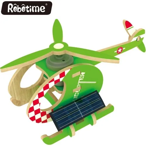 

Robotime 3D Wooden Puzzle Solar The Enerjl helicopter-P230S