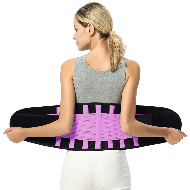 Men Women Adjustable Waist Support Posture Corrector Training Protection Belt Brace Lumbar Fitness Sport Safety Gym Accessories