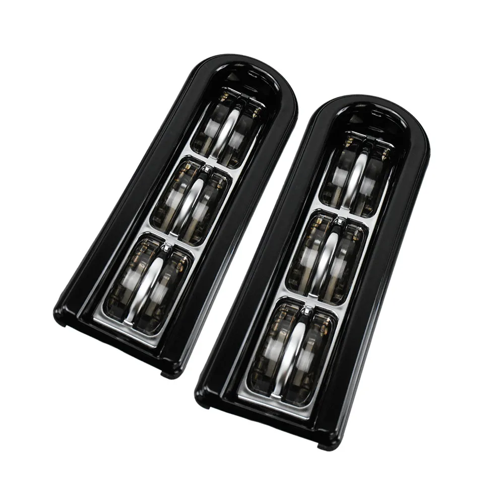 Motorcycle Saddlebag Led Lights For Harley Touring Electra Glide CVO Road King FLHR 2014-2021 Accent Filler Inserts Support