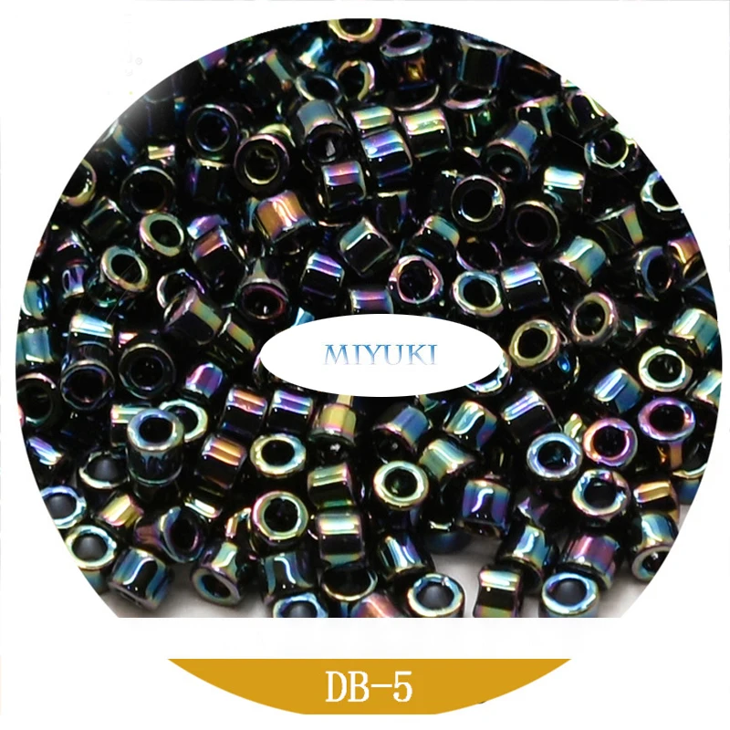 Japan Miyuki Delica Beads 1.6mm 26-Color Metallic Series DB11/0  Beads 5G Pack