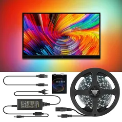 Kit de sincronización de luces LED inteligentes para TV, retroiluminación RGB de colores de ensueño, no resistente al agua