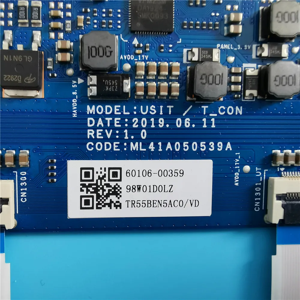 Placa lógica de T-CON, buena prueba, T-CON ML41A050539A, para UA55RU7520J, UA55RU7700J, UA49RU7550J, UA43RU7500J, UA43RU7550JXXZ, etc.
