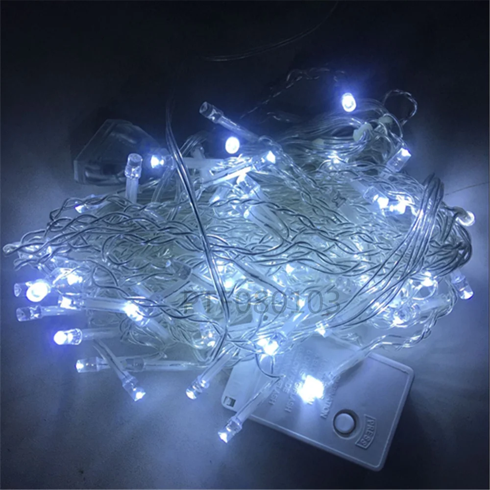 

10M 20M 30M 50M 100M LED string Fairy light holiday Patio Christmas Wedding decoration AC220V Waterproof outdoor light garland