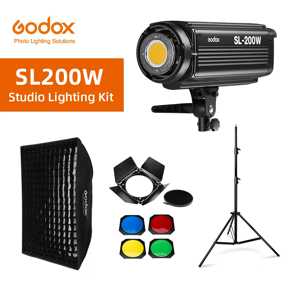 مُصباح الإضاءة المستمر لتصوير الفيديو والتصوير الفوتوغرافي Godox SL-200W: تقييم شامل ونصائح عملية من خبراء الصور