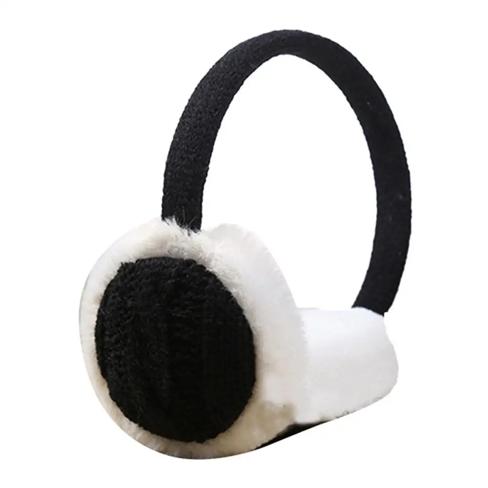 Simple Multicolor Warm Knitted Earmuffs Winter Outdoor Warm Earmuff Protector Women\'s Warm Knitted Earmuffs Winter Accessories