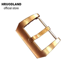 Hruodland 20mm 22mm CUSN8 Bronze Buckle Suitable Leather Strap Buckle, Bronze Watch Accessories