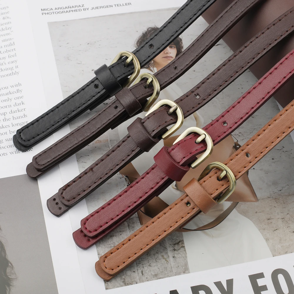 2Pcs 70cm Bag Belt Detachable PU Leather Handle Lady Shoulder Bag DIY Replacement Accessories Handbag Band Handle Strap Band