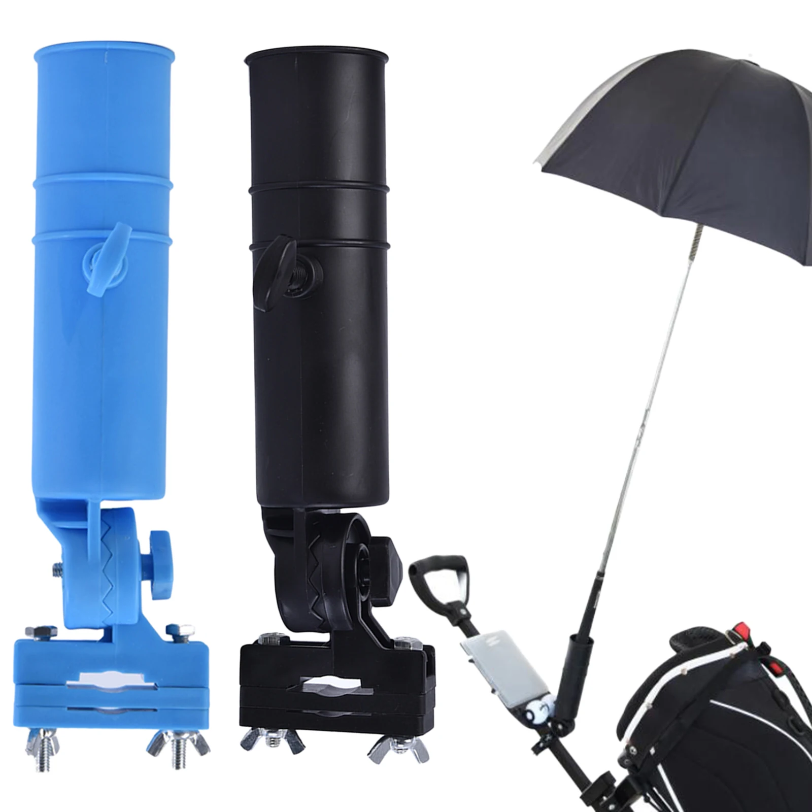 Umbrella Stand, Golf Umbrella Holder for Trolley, Adjustable Stand Attachment