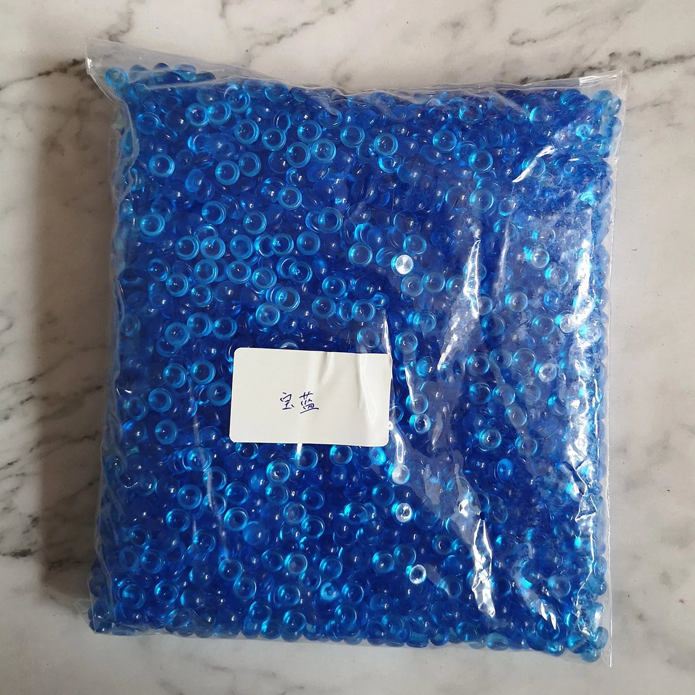 500 gr/los 7mm Mehrfarbige Runde Form Kuppel Fischglas Perlen Design Acryl, Kristall Cabochons, Zubehör Für Diy – Detail 13