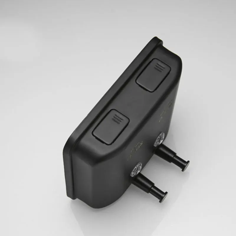 1500ml Manual Double Soap Dispenser Wall-mounted, 304 Stainless Steel Bathroom Shampoo and Shower Gel Pump Matte Black