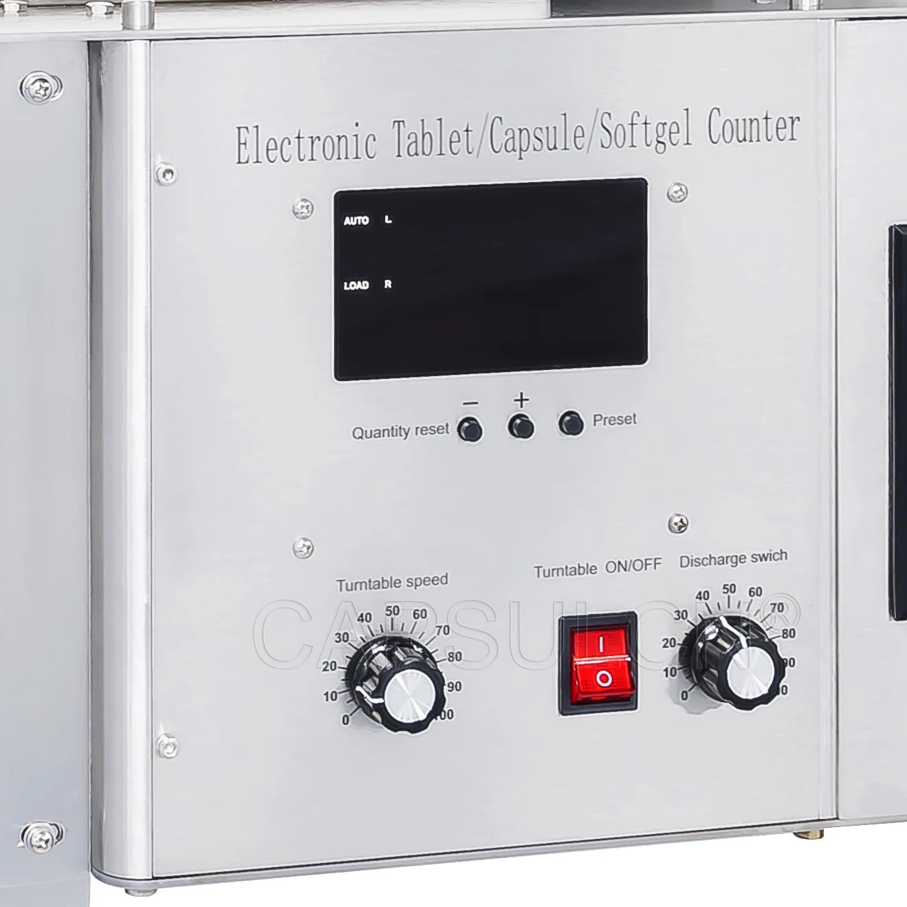 Automatic Capsule Counter Machine CDR-3A, the number of pellet counted is 0-9999 pcs, suitable for all capsule size