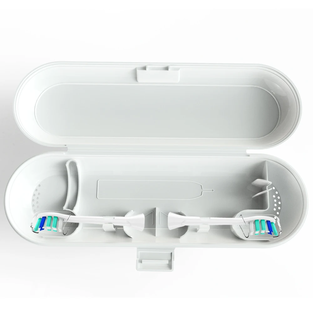 Electric Toothbrush Travel Case with Toothbrush Heads Caps for Philips Sonicare Toothbrush  hx6730 hx6750 hx6930 hx6950 hx6910