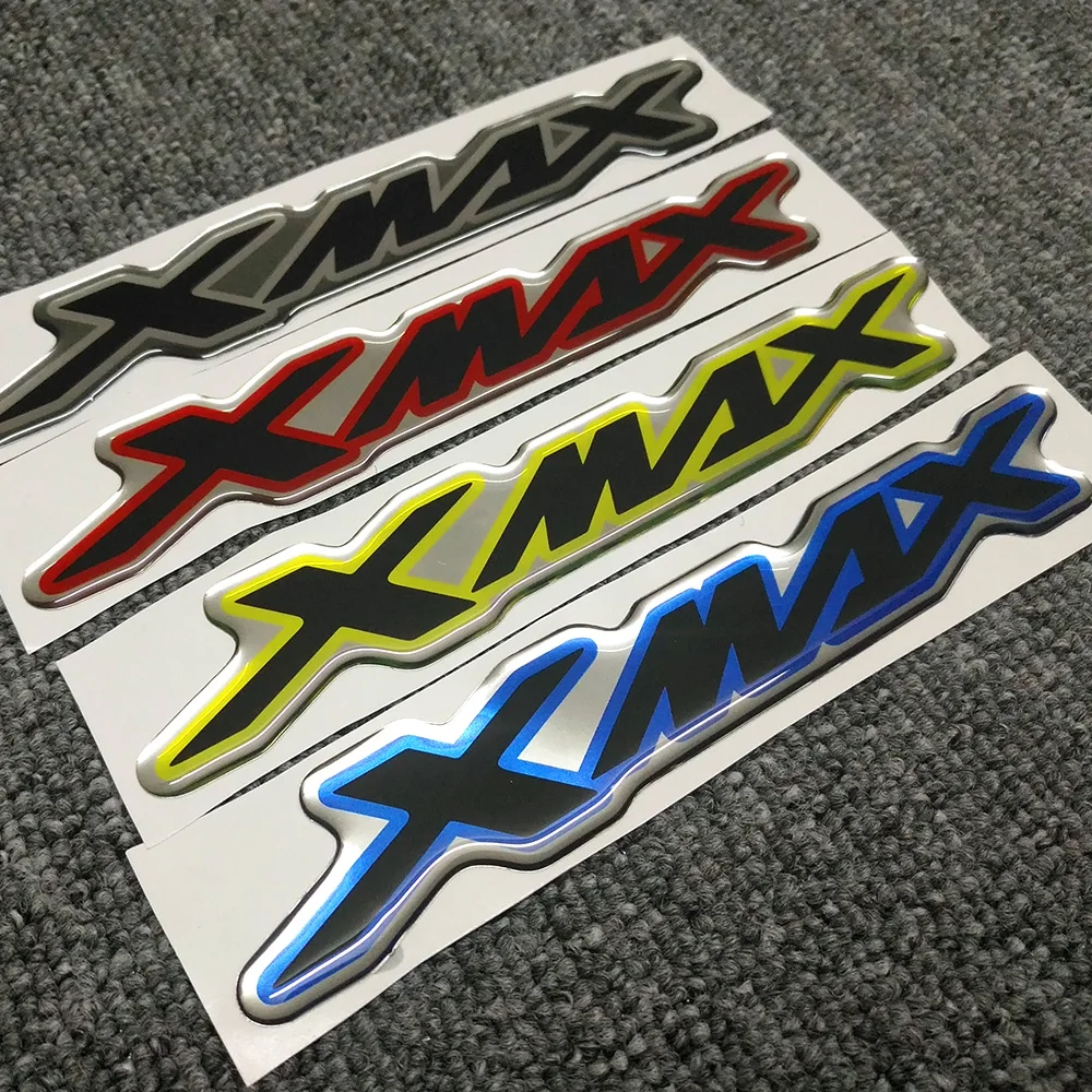 Scooters For Yamaha X-MAX XMAX X MAX 125 250 300 400 Motorcycle 3D Mark Stickers Decals Emblem Badge Logo 2018 2019 2020 2021