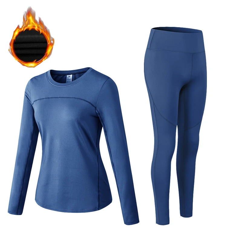 New Winter Women\'s Thermal Underwear Sets Brand Anti-microbial Stretch Long Johns Thermal Shirt Female Warm Clothes
