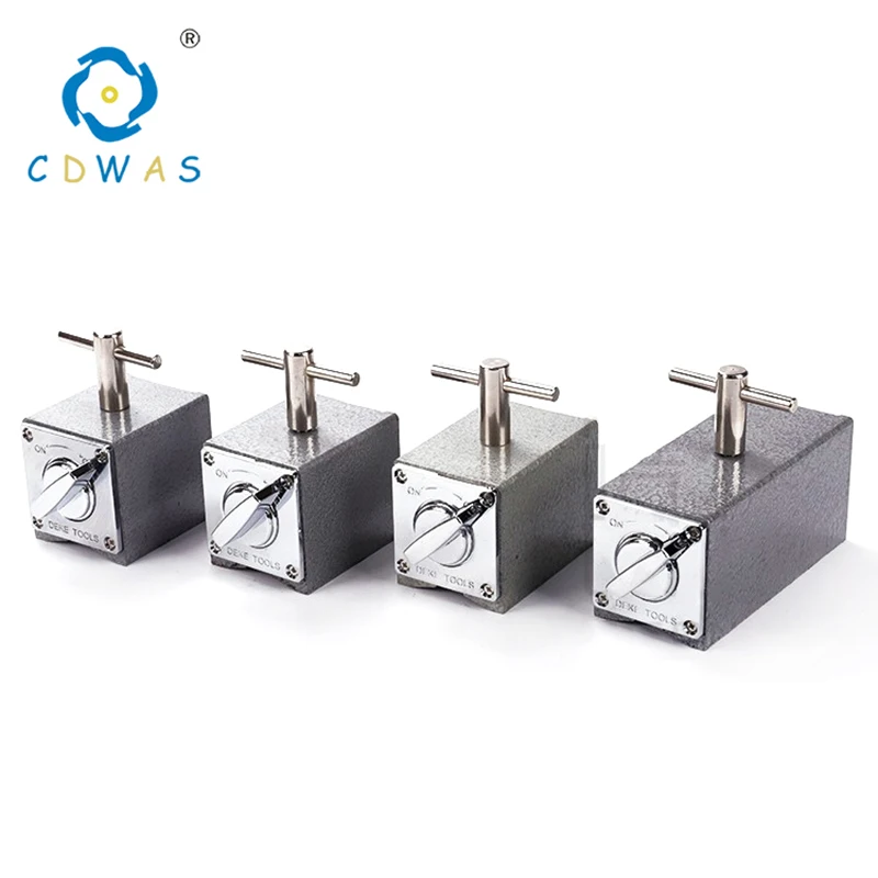 Metal Switch Magnetic Table Base 6T 8T 10T 12T V type Magnetic Base Dial Indicator Stand Base Magnet Seat Table Wire Cutting