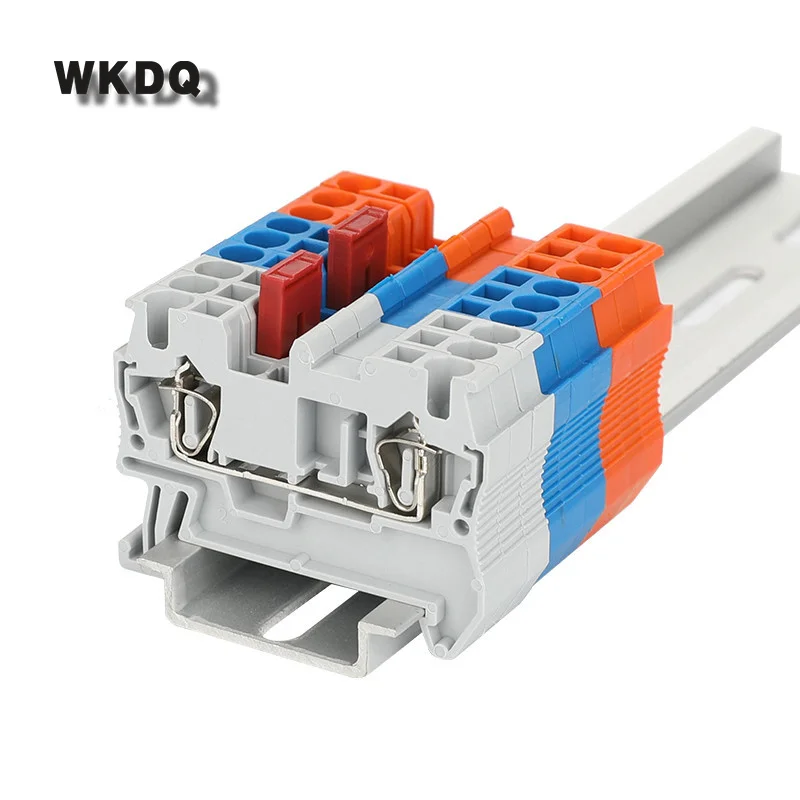 10Pcs FBS2-5 Jumpers For PT2.5 ST2.5 PT/ST 2.5 Wire Connector 2 seat FBS 2-5 DIN Rail Terminal Block Accessories Plug-In Bridge